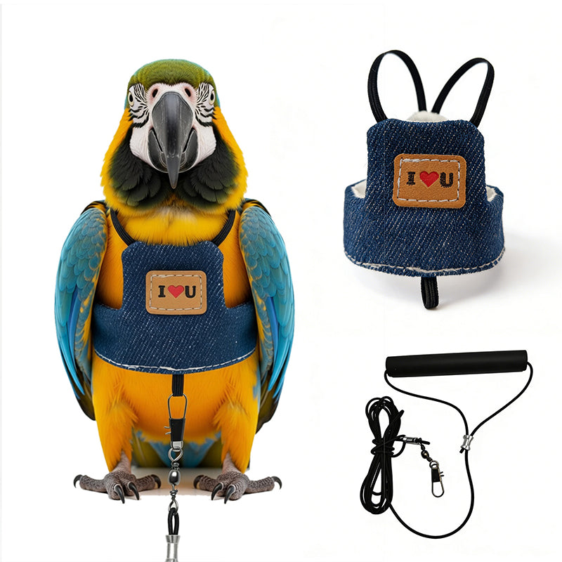 📢📢30% OFF !! ⏰Breathable Pet Bird Harness Vest☁️