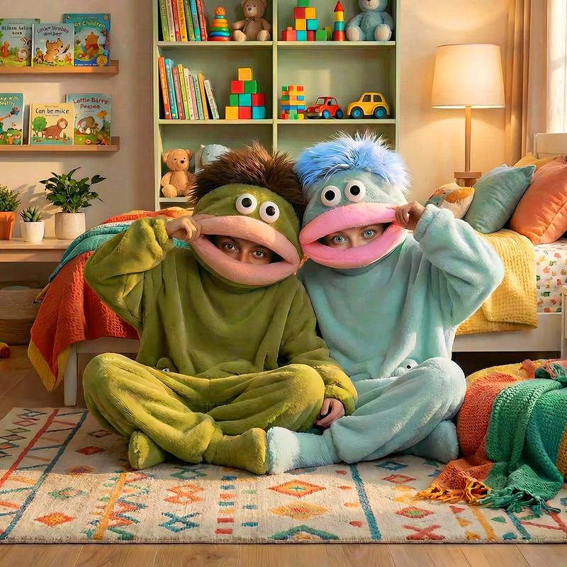 🤪Funny Character Pajamas For Crazy Cozy Nights🎉Cozy Coral Fleece Character Pajamas