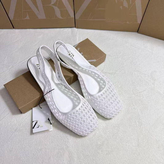 👡New Arrivals 50% OFF🌸 Women's Woven Slingback Sandals – 50% OFF! Chic woven detail, elegant slingback, comfortable flat sole – perfect for work & weekend. 🔥✨