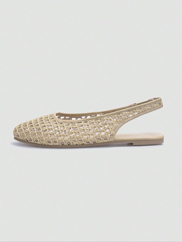 👡New Arrivals 50% OFF🌸 Women's Woven Slingback Sandals – 50% OFF! Chic woven detail, elegant slingback, comfortable flat sole – perfect for work & weekend. 🔥✨