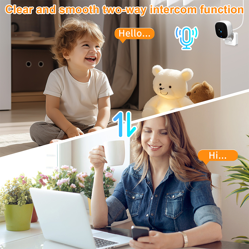 2-Way Audio Wireless Security Camera