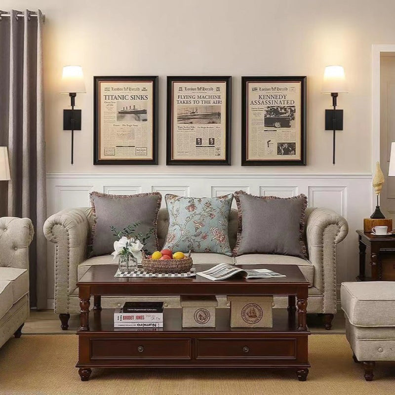 Classic Fabric Shade Wall Light