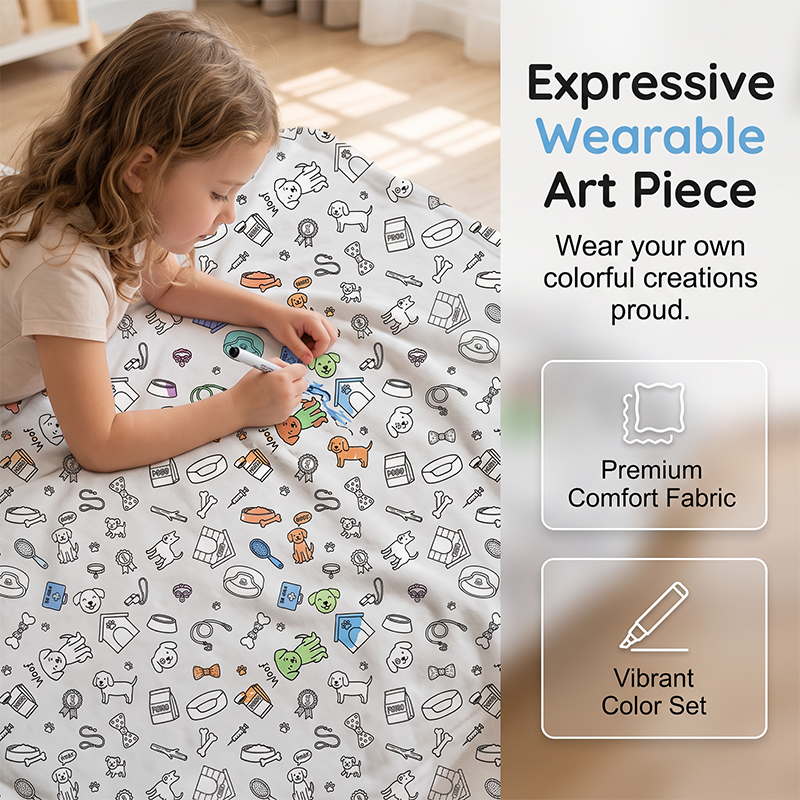😍Last Day Hot Sales - save 50% OFF🎁 Personalised Colouring Blanket – The Unique DIY Gift They’ll Love