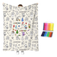 😍Last Day Hot Sales - save 50% OFF🎁 Personalised Colouring Blanket – The Unique DIY Gift They’ll Love