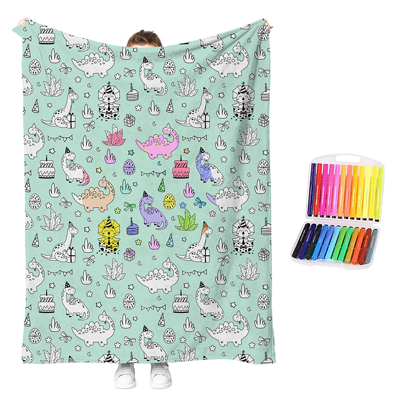 😍Last Day Hot Sales - save 50% OFF🎁 Personalised Colouring Blanket – The Unique DIY Gift They’ll Love