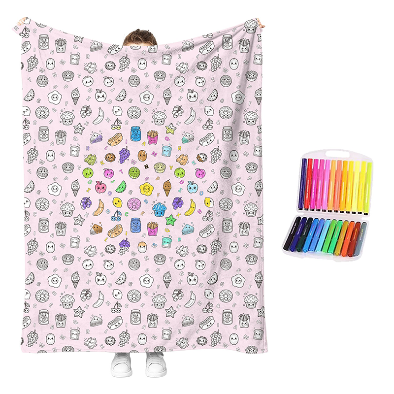 😍Last Day Hot Sales - save 50% OFF🎁 Personalised Colouring Blanket – The Unique DIY Gift They’ll Love