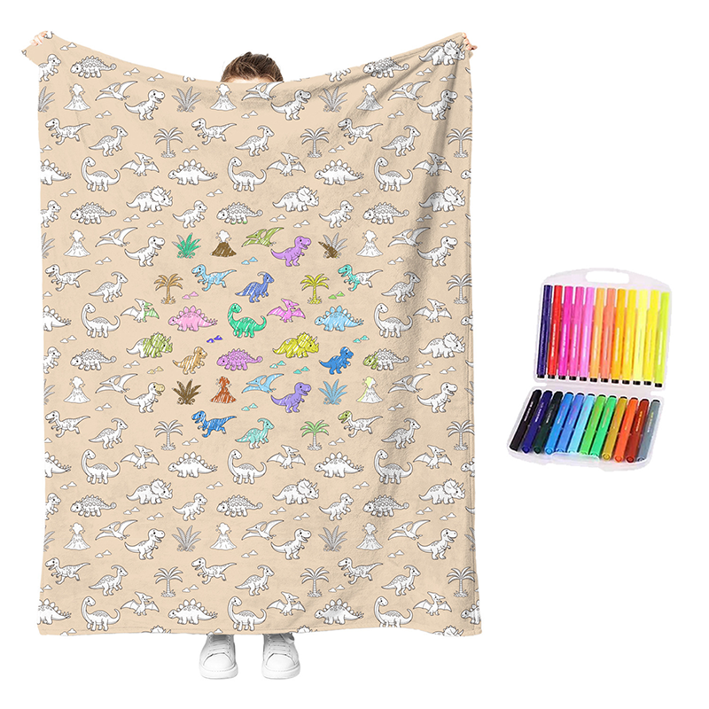 😍Last Day Hot Sales - save 50% OFF🎁 Personalised Colouring Blanket – The Unique DIY Gift They’ll Love