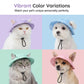 Adjustable Pet Bucket Hat with Ear Holes