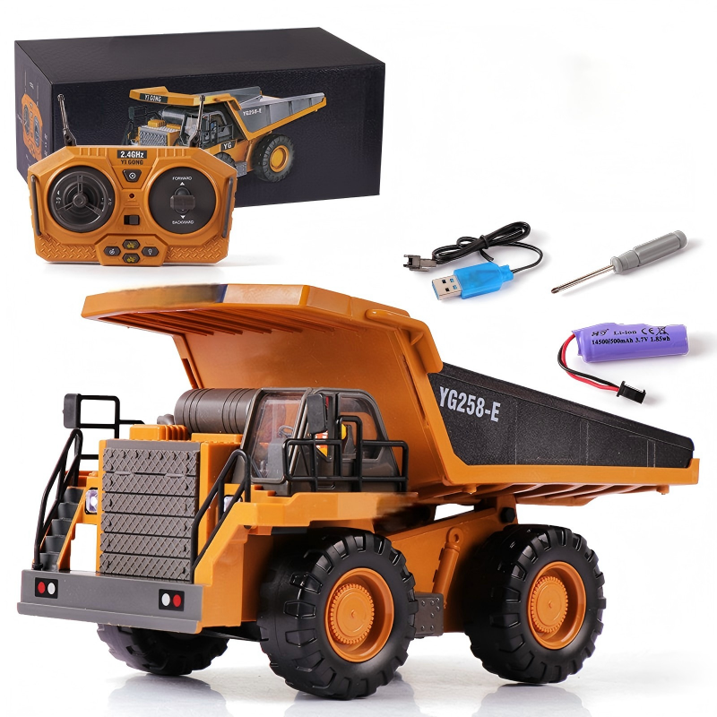 Heavy-Duty Alloy Remote Control Excavator Toy