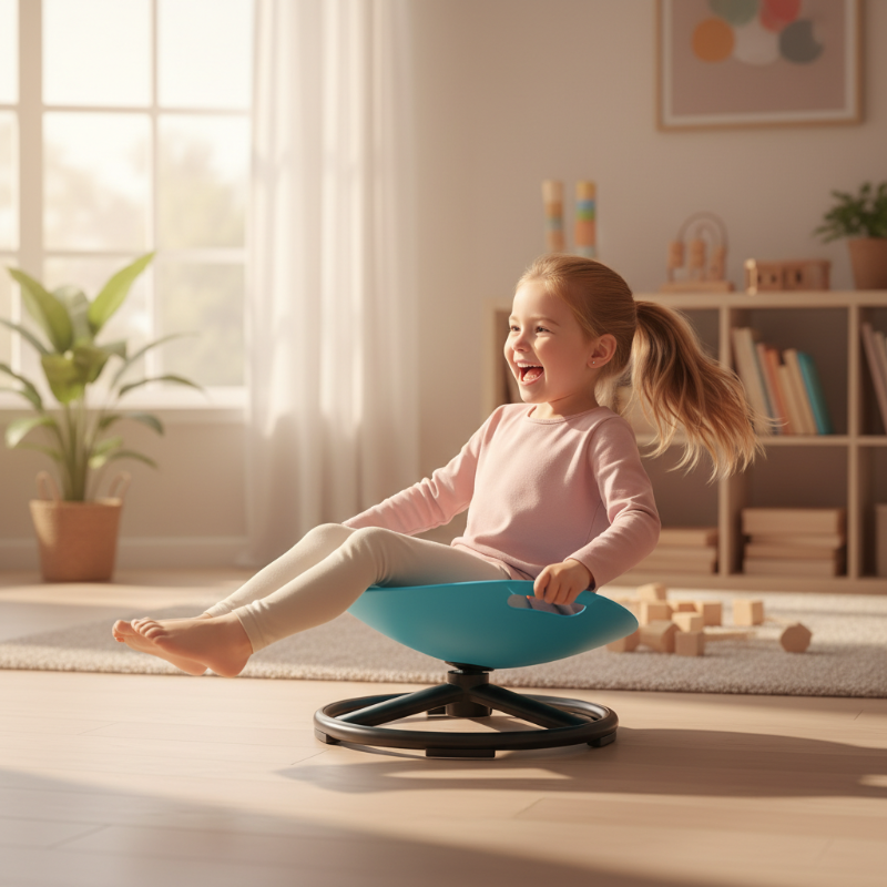 Kids Sensory Integration Spinning Chair
