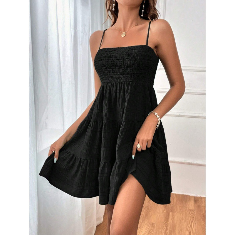💙👗 50% OFF – TODAY ONLY! Sleeveless Smocked Mini Dress – stretchy, comfortable, cute – your new summer favorite. ☀️💨