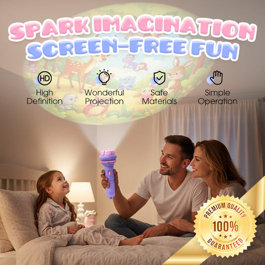 Early Education Projector Torch for Kids 🔦 Click, Project & Learn – A Pocket-Sized Nighttime Adventure ✨