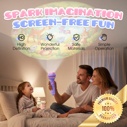 📢📢50% OFF !! ⏰Early Education Projector Torch for Kids 🔦 Click, Project & Learn – A Pocket-Sized Nighttime Adventure ✨