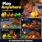 Light-Up Bath Toys Floating Vinyl Vehicle Set