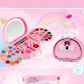 💄Kids Washable Makeup Toy Set with Portable Pink Handbag