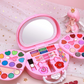 💄Kids Washable Makeup Toy Set with Portable Pink Handbag