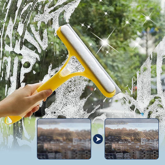 3-in-1 Multi-Function Wiper with Sprayer 💧 Spray, Squeegee & Shine – One Tool, Every Surface, Streak-Free ✨