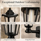 🏮Retro Solar Garden Lights Outdoor Double Head Hexagonal Street Lamp