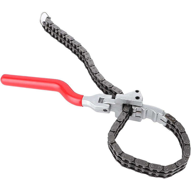 🚗Adjustable Chain Oil Filter Wrench🔧60–195mm Range,Heavy Duty With Reinforced Chain For Vehicles💪