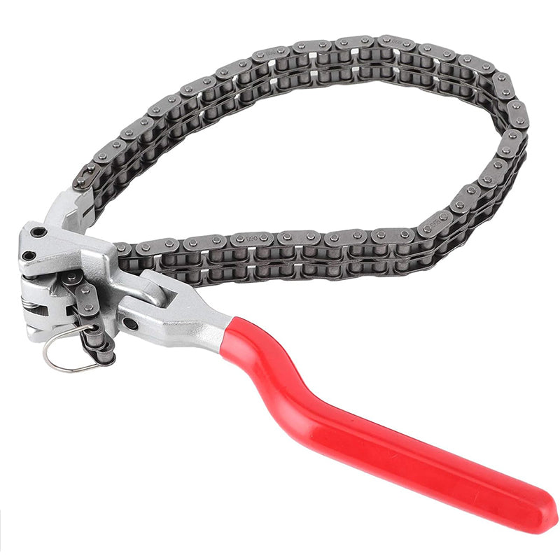 🚗Adjustable Chain Oil Filter Wrench🔧60–195mm Range,Heavy Duty With Reinforced Chain For Vehicles💪