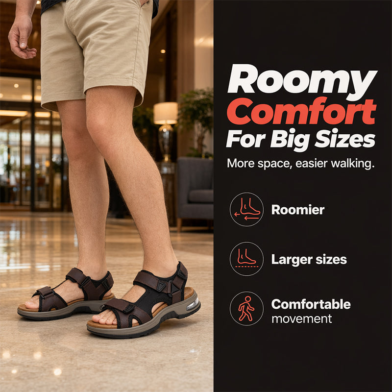 👟 50% OFF NOW! 🌊 Men's Air Cushion Sports Sandals – Comfortable Air Cushion, Non-Slip & Breathable – Perfect for Outdoor Adventures & All-Day Wear ☀️✨