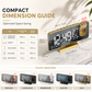 Smart Radio Projection Clock Dual Alarm