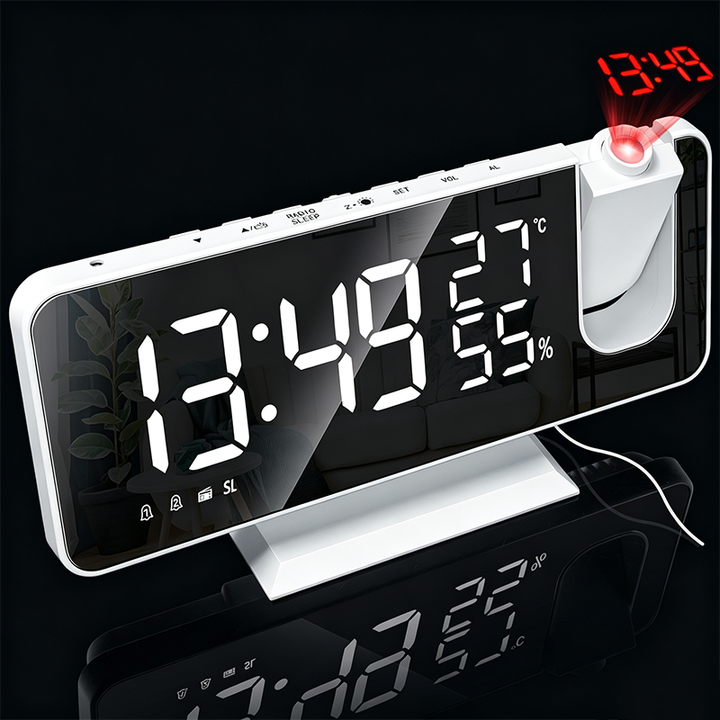 Smart Radio Projection Clock Dual Alarm
