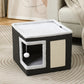🐱 50% OFF NOW! 🏠 Foldable 2-in-1 Cat Cube House – Dual-level, scratch pad & comfy – Space-saving & portable for cats 🐾