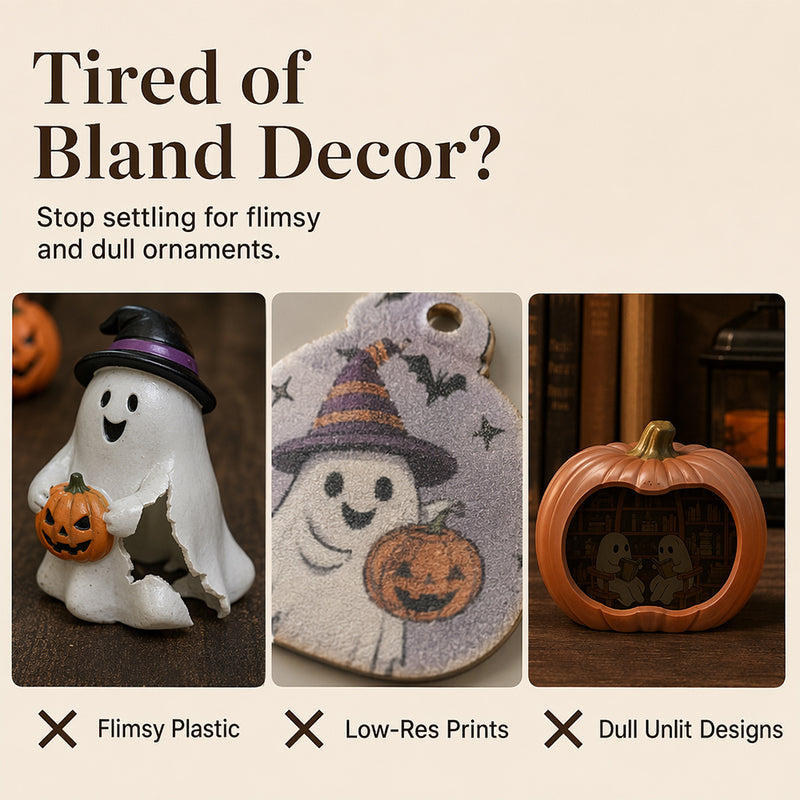 🔥While Supplies Last 50% OFF!🎉 Halloween Wooden Pumpkin Tabletop Decor