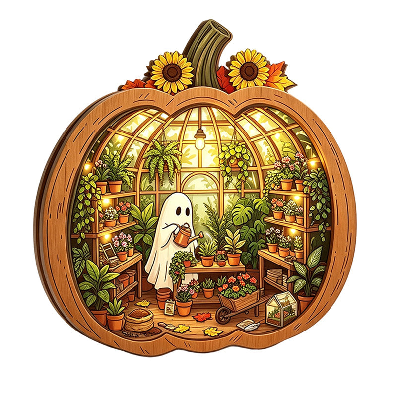 🔥While Supplies Last 50% OFF!🎉 Halloween Wooden Pumpkin Tabletop Decor