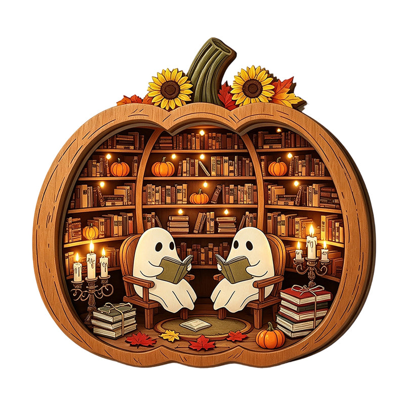 🔥While Supplies Last 50% OFF!🎉 Halloween Wooden Pumpkin Tabletop Decor