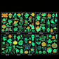 🎃💡 Light Up Your Halloween Look! Glow-in-the-Dark Temporary Tattoos | Waterproof & Fun Party Accessories