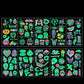 🎃💡 Light Up Your Halloween Look! Glow-in-the-Dark Temporary Tattoos | Waterproof & Fun Party Accessories