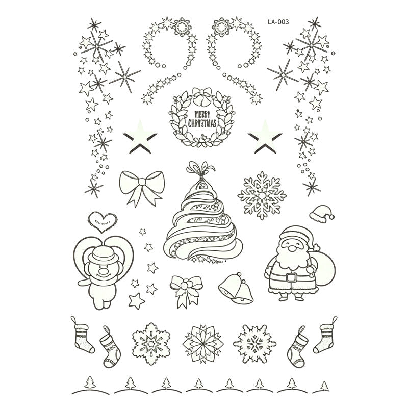 🎃💡 Light Up Your Halloween Look! Glow-in-the-Dark Temporary Tattoos | Waterproof & Fun Party Accessories