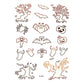 🎃💡 Light Up Your Halloween Look! Glow-in-the-Dark Temporary Tattoos | Waterproof & Fun Party Accessories