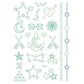 🎃💡 Light Up Your Halloween Look! Glow-in-the-Dark Temporary Tattoos | Waterproof & Fun Party Accessories