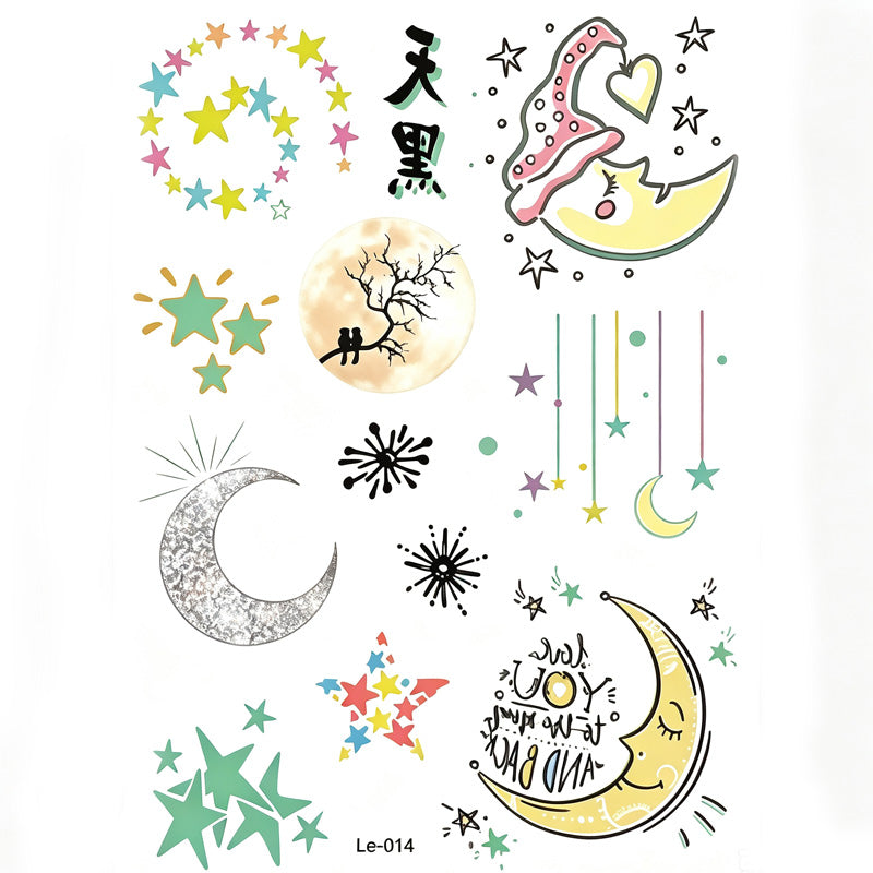🎃💡 Light Up Your Halloween Look! Glow-in-the-Dark Temporary Tattoos | Waterproof & Fun Party Accessories