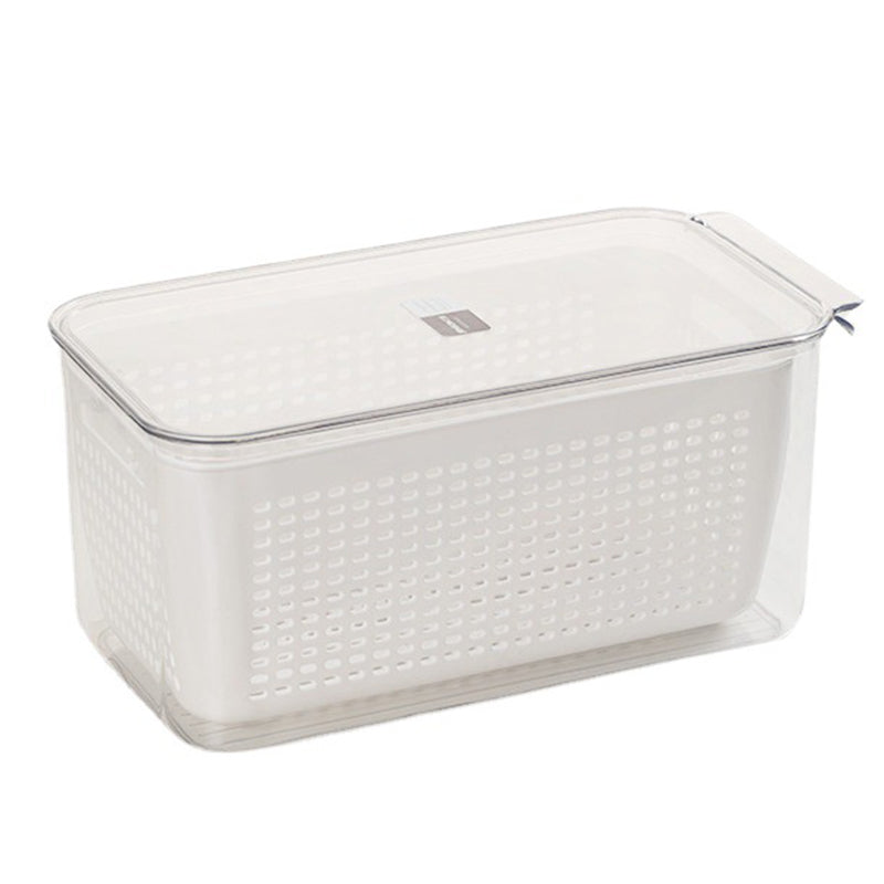 🥬🍎 Fresh Fruit & Veggie Saver – Ventilated, Drainable, BPA-Free – Keeps Produce Fresh Longer! ✨