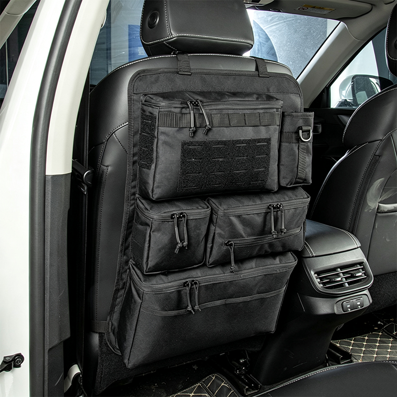Multi-Pocket Car Seat Back Organizer