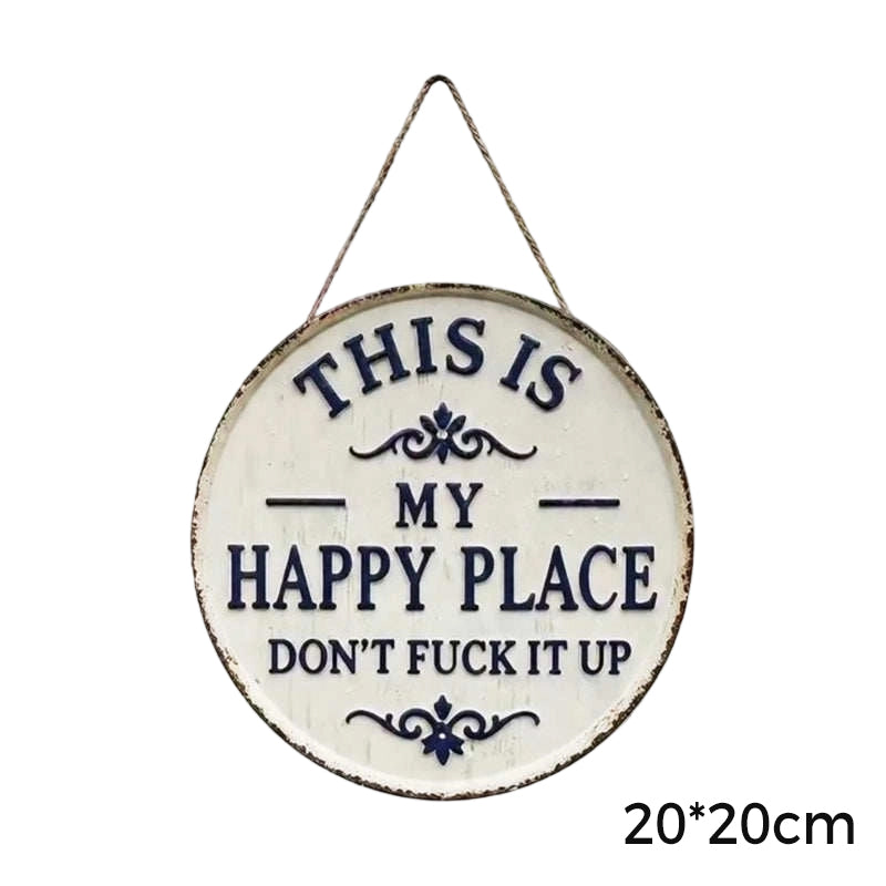 Retro Garden Decorative Metal Tin Sign