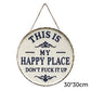 Retro Garden Decorative Metal Tin Sign
