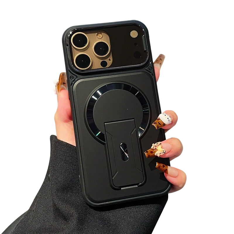 ✨ One Case, Three Upgrades – Magnetic, Flip Lens Cover & No-Bulk Stand. Fits iPhone 13-17. UK Dispatch