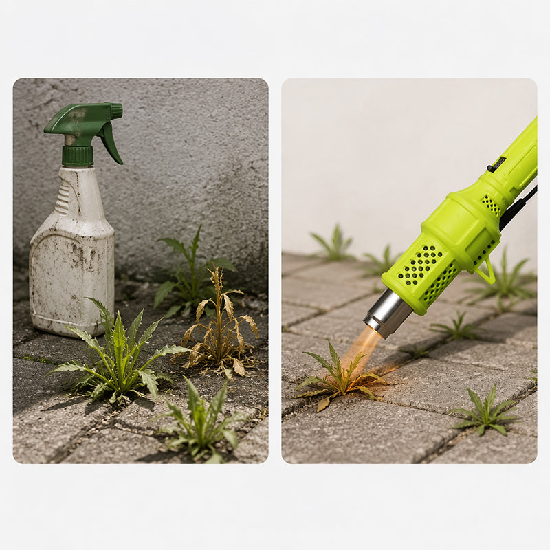 Electric Weed BurnerElectric Weed Burner — High-Temperature Flame (650°C) + Two-Speed Adjustment + Extended Handle