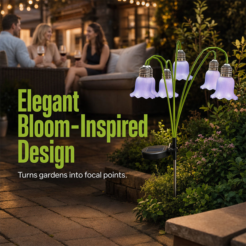 📢📢55% OFF !! ⏰Solar Flower Lights Outdoor Garden Decorations