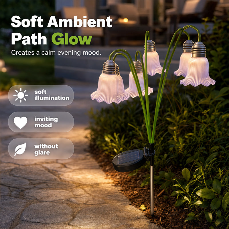 📢📢55% OFF !! ⏰Solar Flower Lights Outdoor Garden Decorations