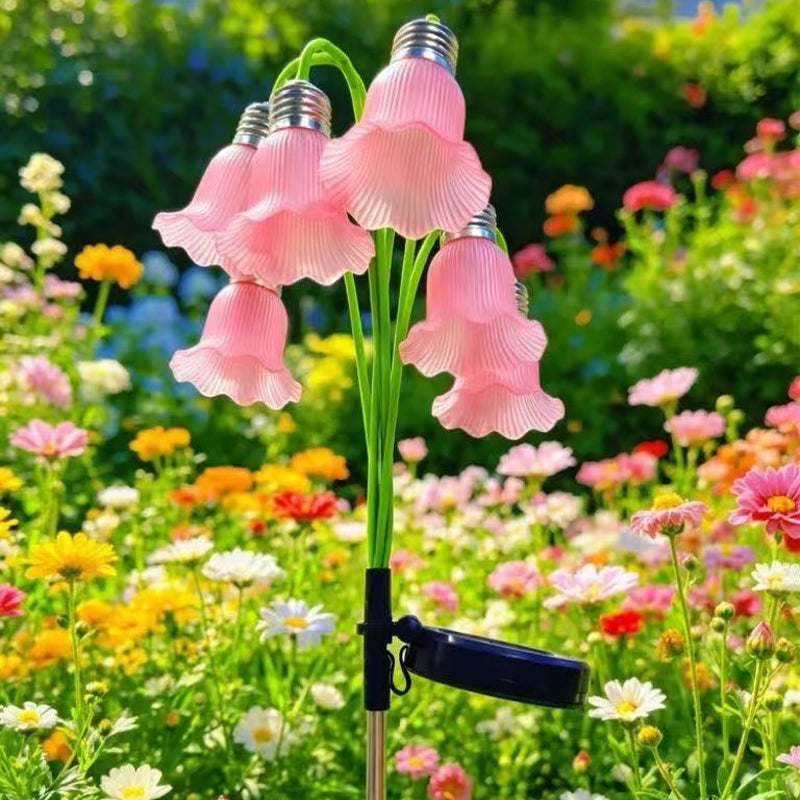 📢📢55% OFF !! ⏰Solar Flower Lights Outdoor Garden Decorations