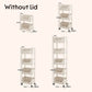 Multi-Tier Rolling Storage Cart for Narrow Spaces