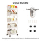 Multi-Tier Rolling Storage Cart for Narrow Spaces