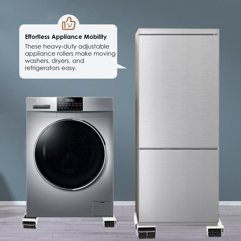 Heavy-Duty Adjustable Appliance Rollers