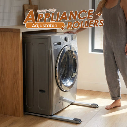 Heavy-Duty Adjustable Appliance Rollers